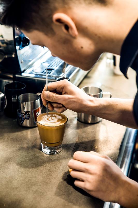 Photograph from Jeff Hann's archive: coffee