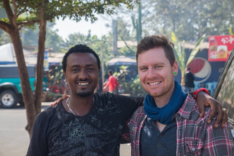 Photograph by Jeff Hann: Filming The Coffee Man in Ethiopia