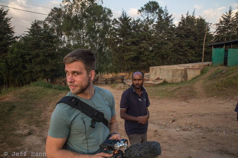 Photograph by Jeff Hann: Coffee Farm filming, Ethiopia