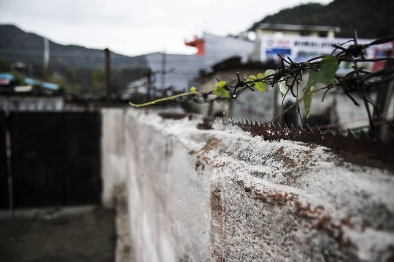 Photograph by Jeff Hann: barbwire